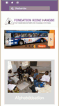 Mobile Screenshot of fondationreinehangbe.org